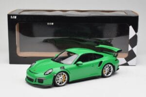 Porsche 911 991.1 GT3 RS Lizard Grön & Silver Hjul Minichamps 1:18 153066229 Metall — bild 6 av 6