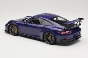 Porsche 911 991.1 GT3 RS Ultraviolet Minichamps 1:18 155066221 Metall — bild 5 av 6