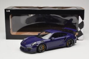 Porsche 911 991.1 GT3 RS Ultraviolet Minichamps 1:18 155066221 Metall — bild 6 av 6