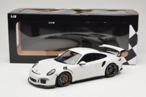 Porsche 911 991.1 GT3 RS Vit Svarta Fälgar Minichamps 1:18 153066224 Metall — bild 6 av 6