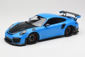 Porsche 911 991.2 GT2 RS Blå med Svarta Fälgar Minichamps 1:18 155068308 Metall