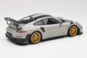 Porsche 911 991.2 GT2 RS Chalk Weissach Package Guldade Fälgar Minichamps 1:18 155068304 Metall — bild 2 av 6