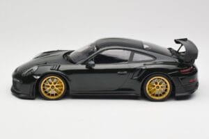 Porsche 911 991.2 GT2 RS Grön Weissach Package Guldade Fälgar Minichamps 1:18 155068306 Metall — bild 3 av 6