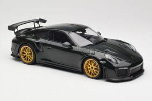 Porsche 911 991.2 GT2 RS Grön Weissach Package Guldade Fälgar Minichamps 1:18 155068306 Metall — bild 4 av 6