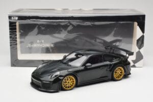 Porsche 911 991.2 GT2 RS Grön Weissach Package Guldade Fälgar Minichamps 1:18 155068306 Metall — bild 6 av 6
