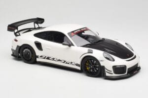 Porsche 911 991.2 GT2 RS Manthey Racing Vit Minichamps 1:18 MR-911-GT3RS-1802-W Metall — bild 4 av 6