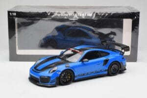 Porsche 911 991.2 GT2 RS MR Racing Blå Minichamps 1:18 MR-911-GT2RS-1806 Metall — bild 6 av 6