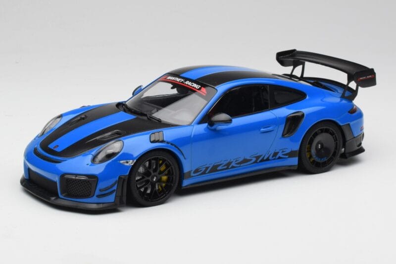 Porsche 911 991.2 GT2 RS MR Racing Blå Minichamps 1:18 MR-911-GT2RS-1806 Metall