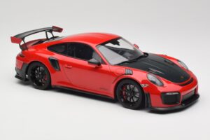 Porsche 911 GT2 RS 991.2 Röd Svarta Fälgar Minichamps 1:18 155968307 Metall — bild 4 av 6