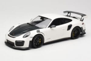 Porsche 911 991.2 GT2 RS Vit med Svarta Fälgar Minichamps 1:18 155068310 Metall