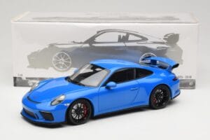 Porsche 911 991.2 GT3 Blå Minichamps 1:18 110067024 Metall — bild 8 av 8