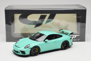 Porsche 911 991.2 GT3 Mintgrön GT Spirit 1:18 GT550 Resin — bild 6 av 6