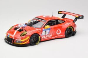 Porsche 911 991.2 GT3 R #2 Team Gigaspeed S. Bockmann 24 Hours of Nurburgring 2018 Minichamps 1:18 155186902 Metall