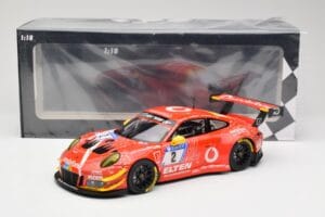 Porsche 911 991.2 GT3 R #2 Team Gigaspeed S. Bockmann 24 Hours of Nurburgring 2018 Minichamps 1:18 155186902 Metall — bild 6 av 6
