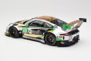 Porsche 911 991.2 GT3 R #28 Alegra Motorsports D. de Quesada / M. Morad Class Winners 24 Hours of Daytona 2017 Minichamps 1:1 — bild 5 av 6