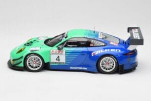Porsche 911 991.2 GT3 R #4 Falken Motorsports J. Bergmeister / M. Ragginger VLN Westfalenfahrt 2017 Minichamps 1:18 155176904 — bild 3 av 6