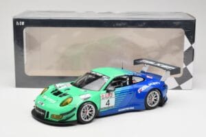 Porsche 911 991.2 GT3 R #4 Falken Motorsports J. Bergmeister / M. Ragginger VLN Westfalenfahrt 2017 Minichamps 1:18 155176904 — bild 6 av 6