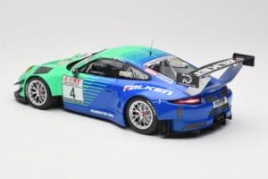 Porsche 911 991.2 GT3 R #4 Falken K. Bachler / M. Ragginger VLN Winner Round 6 2018 Minichamps 1:18 153186994 Metall — bild 5 av 6