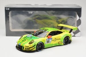Porsche 911 991.2 GT3 R #911 Manthey Racing R. Dumas / F. Makowiecki 24 Hours of Nurburgring 2017 Minichamps 1:18 155176911 M — bild 6 av 6