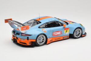 Porsche 911 991.2 GT3 R Pacific Gulf Racing #9 J. Lammers / K. Miura Super GT 300 Series 2017 Minichamps 1:18 155176909 Metal — bild 2 av 6