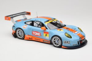 Porsche 911 991.2 GT3 R Pacific Gulf Racing #9 J. Lammers / K. Miura Super GT 300 Series 2017 Minichamps 1:18 155176909 Metal — bild 4 av 6