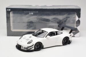 Porsche 911 991.2 GT3 R Vit med Svarta Fälgar Minichamps 1:18 155186900 Metall — bild 6 av 6