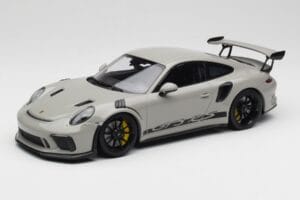 Porsche 911 991.2 GT3 RS Chalk Wording Svarta Fälgar Minichamps 1:18 153068230 Metall