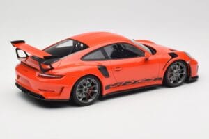 Porsche 911 991.2 GT3 RS Lava Orange & Silver Fälgar Minichamps 1:18 155068225 Metall — bild 2 av 6