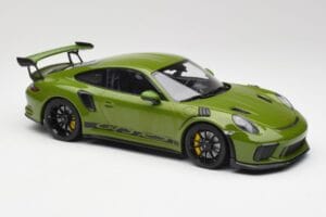 Porsche 911 991.2 GT3 RS Lizard Grön Med Svarta Fälgar Minichamps 1:18 155068233 Metall — bild 4 av 6