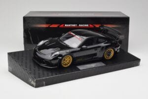 Porsche 911 991.2 GT3 RS Manthey Racing Svart Minichamps 1:18 MR-911-GT3RS-1803 Metall — bild 6 av 6