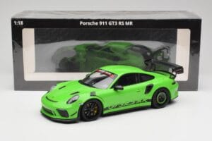 Porsche 911 991.2 GT3 RS Manthey Racing Racing Grön Minichamps 1:18 MR-911-GT3RS-1802 Metall — bild 6 av 6