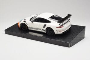 Porsche 911 991.2 GT3 RS Manthey Racing Vit & Blå & Orange Minichamps 1:18 MR-911-GT3RS-1805 Metall — bild 5 av 6
