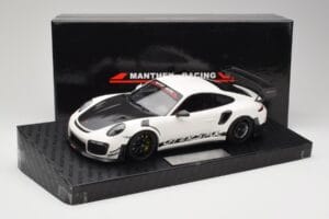 Porsche 911 991.2 GT3 RS Manthey Racing Vit Minichamps 1:18 MR-911-GT3RS-1801 Metall — bild 6 av 6