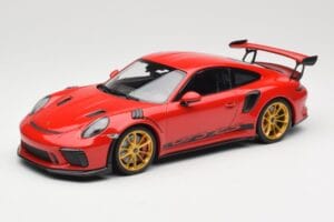 Porsche 911 991.2 GT3 RS Röd med Guldade Fälgar Minichamps 1:18 155068220 Metall