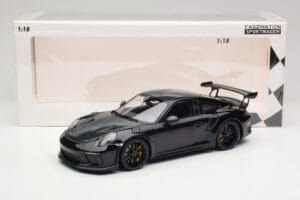 Porsche 911 991.2 GT3 RS Weissach Package Svart & Svarta Hjul Minichamps 1:18 153068228 Metall — bild 6 av 6
