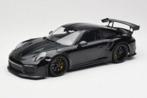 Porsche 911 991.2 GT3 RS Weissach Package Svart Med Svarta Fälgar Minichamps 1:18 153068321 Metall