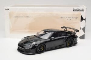 Porsche 911 991.2 GT3 RS Weissach Package Svart Med Svarta Fälgar Minichamps 1:18 153068321 Metall — bild 6 av 6