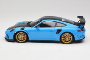 Porsche 911 991.2 GT3 RS Weissach Package Blå & Guld Hjul Minichamps 1:18 153068232 Metall — bild 3 av 6