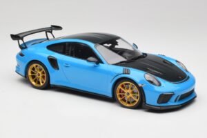 Porsche 911 991.2 GT3 RS Weissach Package Blå & Guld Hjul Minichamps 1:18 153068232 Metall — bild 4 av 6