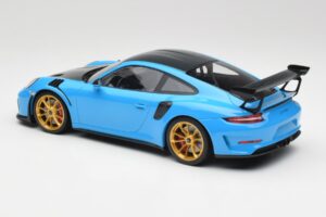 Porsche 911 991.2 GT3 RS Weissach Package Blå & Guld Hjul Minichamps 1:18 153068232 Metall — bild 5 av 6