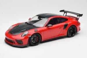 Porsche 911 991.2 GT3 RS Weissach Package Röd med Svarta Fälgar Minichamps 1:18 155068230 Metall