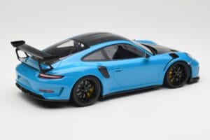 Porsche 911 991.2 GT3 RS Weissach Package Shark Blue Svarta Magnesium Fälgar Minichamps 1:18 153068224 Metall — bild 2 av 6