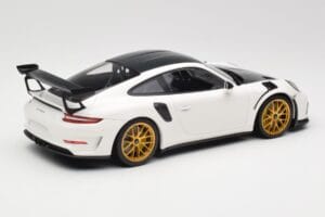 Porsche 911 991.2 GT3 RS Weissach Package Vit Guld Magnesium Fälgar Minichamps 1:18 153068238 Metall — bild 2 av 6