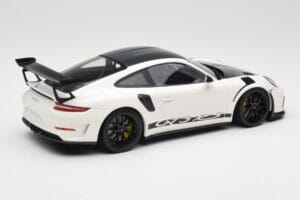 Porsche 911 991.2 GT3 RS Weissach Package Vit Wording Svarta Magnesium Fälgar Minichamps 1:18 153068225 Metall — bild 2 av 6