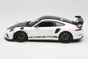 Porsche 911 991.2 GT3 RS Weissach Package Vit Wording Svarta Magnesium Fälgar Minichamps 1:18 153068225 Metall — bild 3 av 6