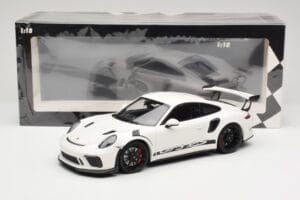 Porsche 911 991.2 GT3 RS Vit med Svarta Fälgar Minichamps 1:18 155068224 Metall — bild 6 av 6