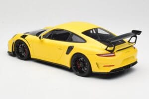 Porsche 911 991.2 GT3 RS Gul med Svarta Fälgar Minichamps 1:18 155068231 Metall — bild 5 av 6