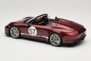 Porsche 911 991.2 Speedster Heritage Edition Cherry Metallic GT Spirit 1:18 GT929 Resin — bild 5 av 6