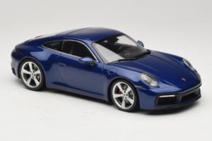 Porsche 911 992 Carrera 4S Blue Metallic Minichamps 1:18 153067327 Metall — bild 4 av 6