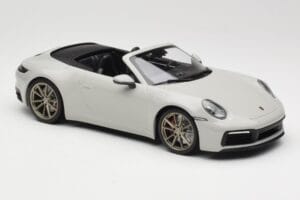 Porsche 911 992 Carrera 4S Cabriolet Grå Minichamps 1:18 155067335 Metall — bild 4 av 6